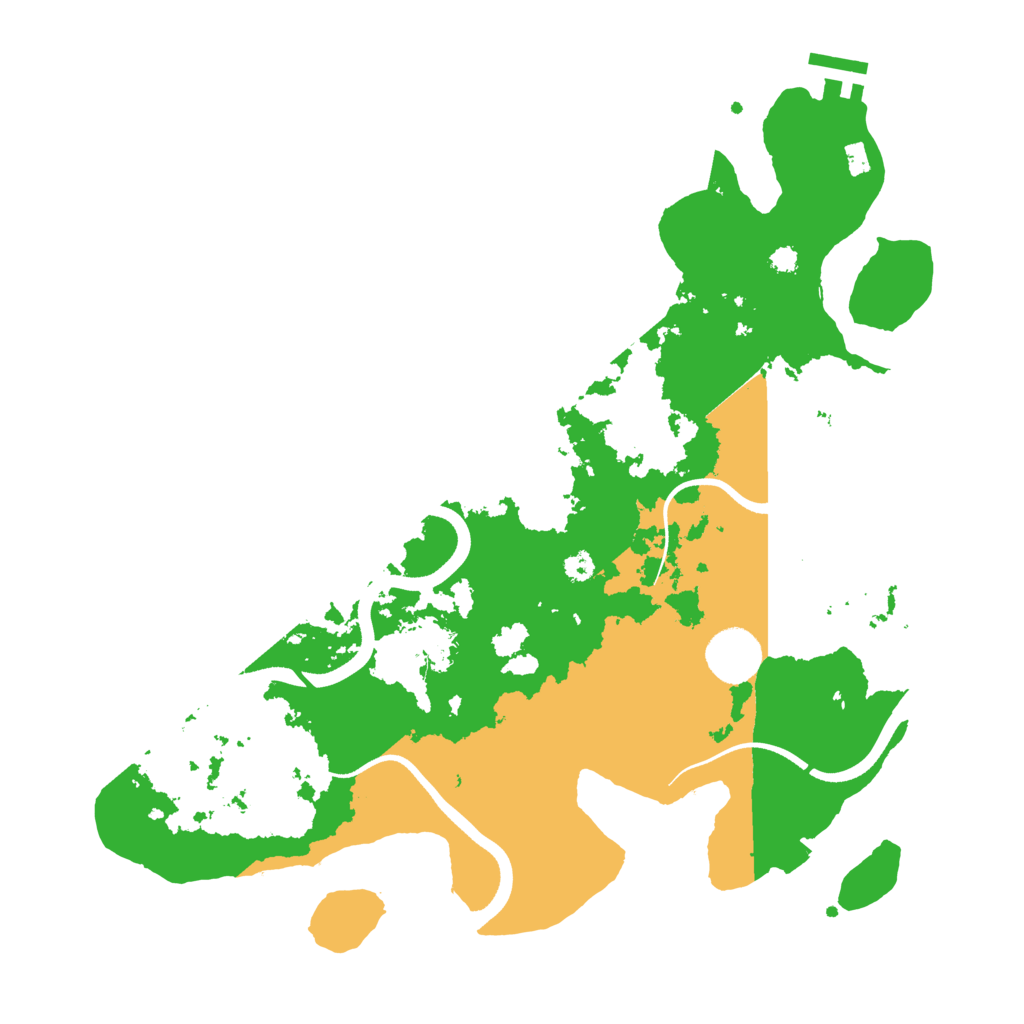Biome Rust Map: Procedural Map, Size: 3500, Seed: 1442620929