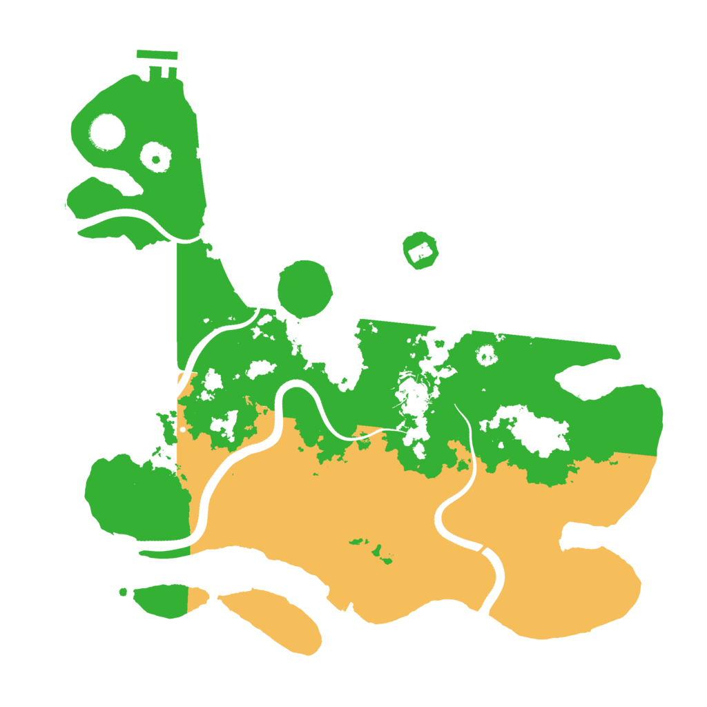 Biome Rust Map: Procedural Map, Size: 3500, Seed: 6000000