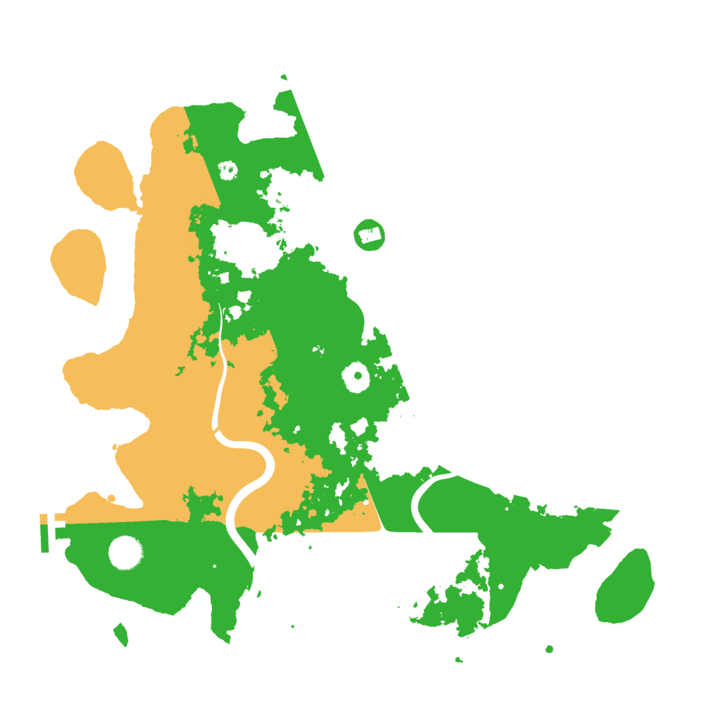 Biome Rust Map: Procedural Map, Size: 3700, Seed: 332633014