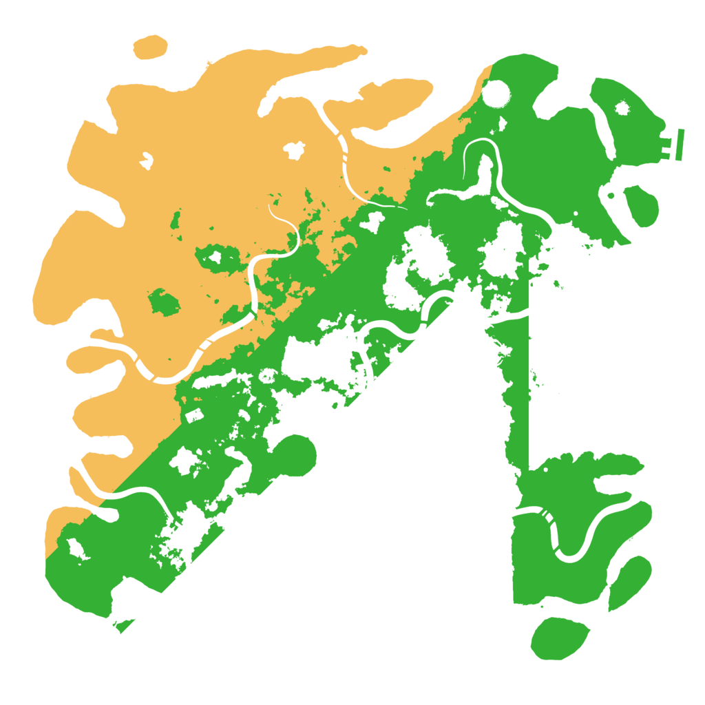 Biome Rust Map: Procedural Map, Size: 4500, Seed: 508680304