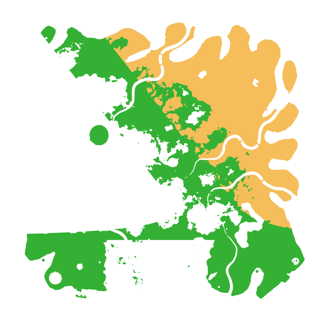 Biome Rust Map: Procedural Map, Size: 4500, Seed: 631298397