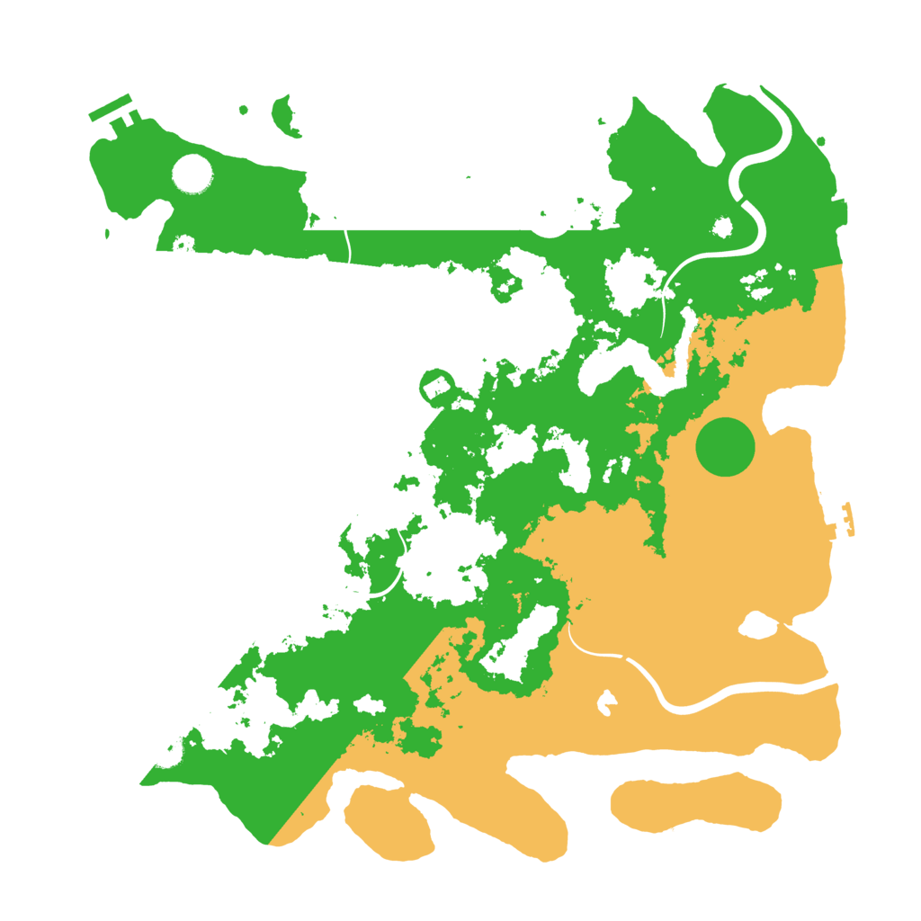 Biome Rust Map: Procedural Map, Size: 4096, Seed: 887233935