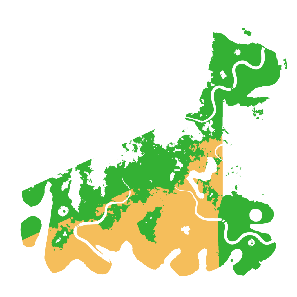 Biome Rust Map: Procedural Map, Size: 4350, Seed: 834354156