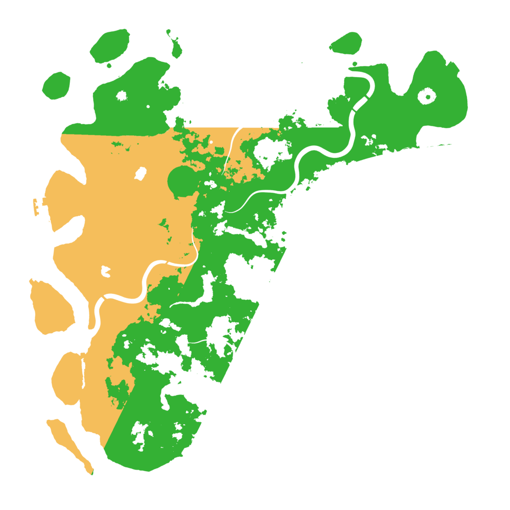 Biome Rust Map: Procedural Map, Size: 4500, Seed: 50003