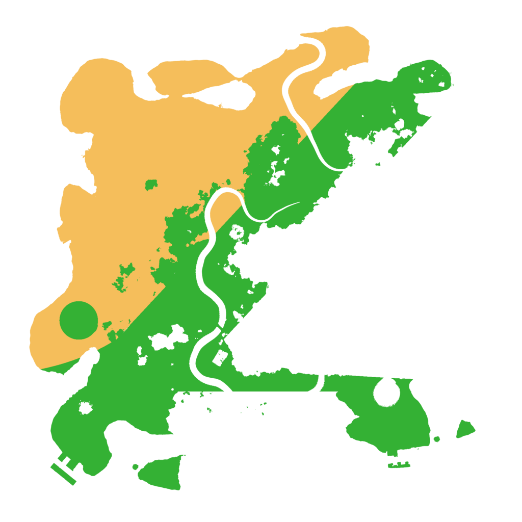 Biome Rust Map: Procedural Map, Size: 3600, Seed: 903106