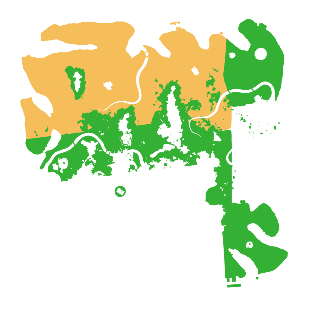 Biome Rust Map: Procedural Map, Size: 4500, Seed: 21812