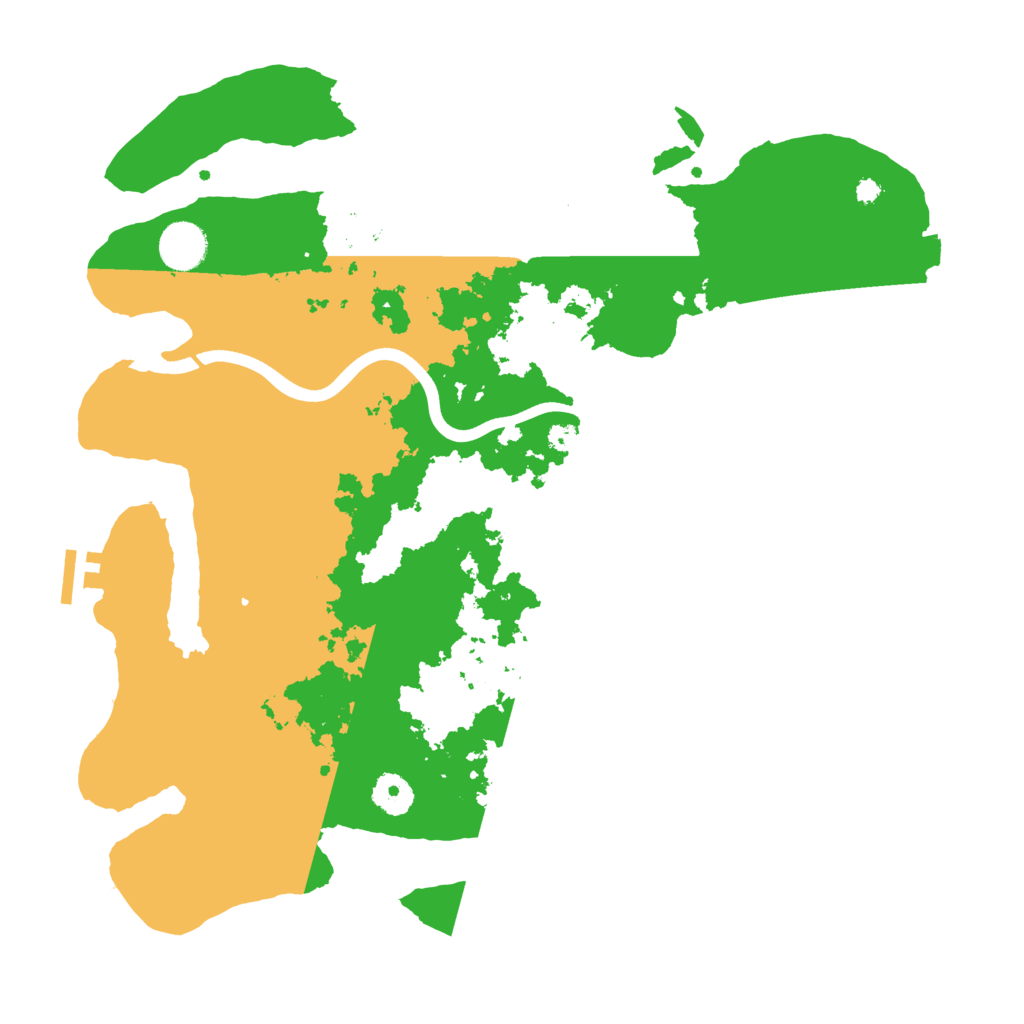 Biome Rust Map: Procedural Map, Size: 3800, Seed: 2021633044