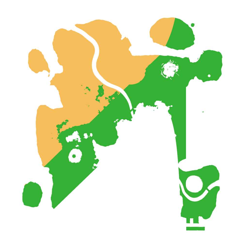 Biome Rust Map: Procedural Map, Size: 2700, Seed: 1787227281
