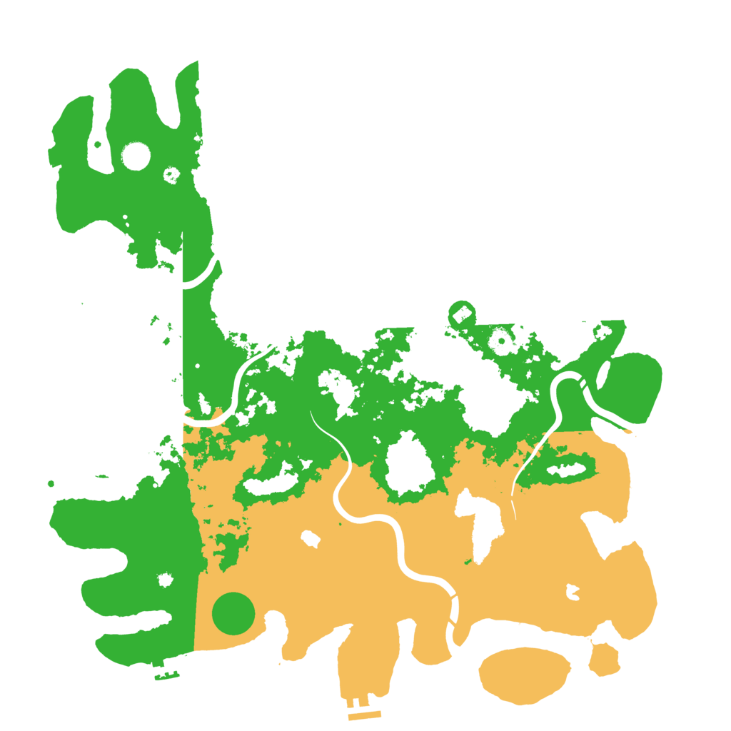 Biome Rust Map: Procedural Map, Size: 4500, Seed: 24651134