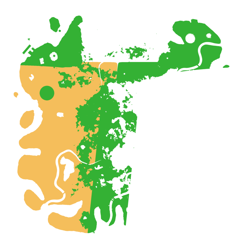 Biome Rust Map: Procedural Map, Size: 4500, Seed: 131302294