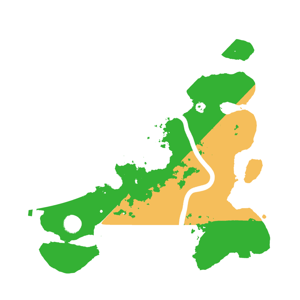 Biome Rust Map: Procedural Map, Size: 3000, Seed: 1563313645