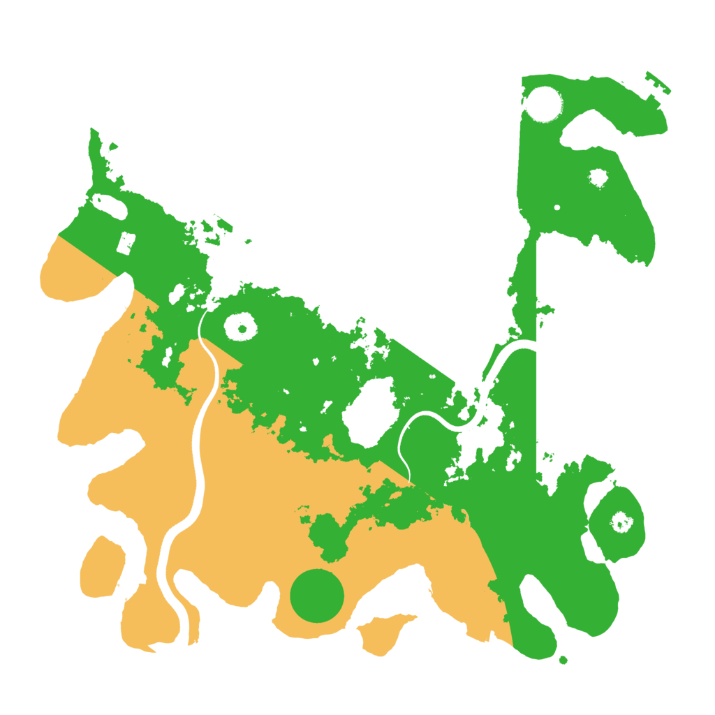 Biome Rust Map: Procedural Map, Size: 3500, Seed: 2139596718