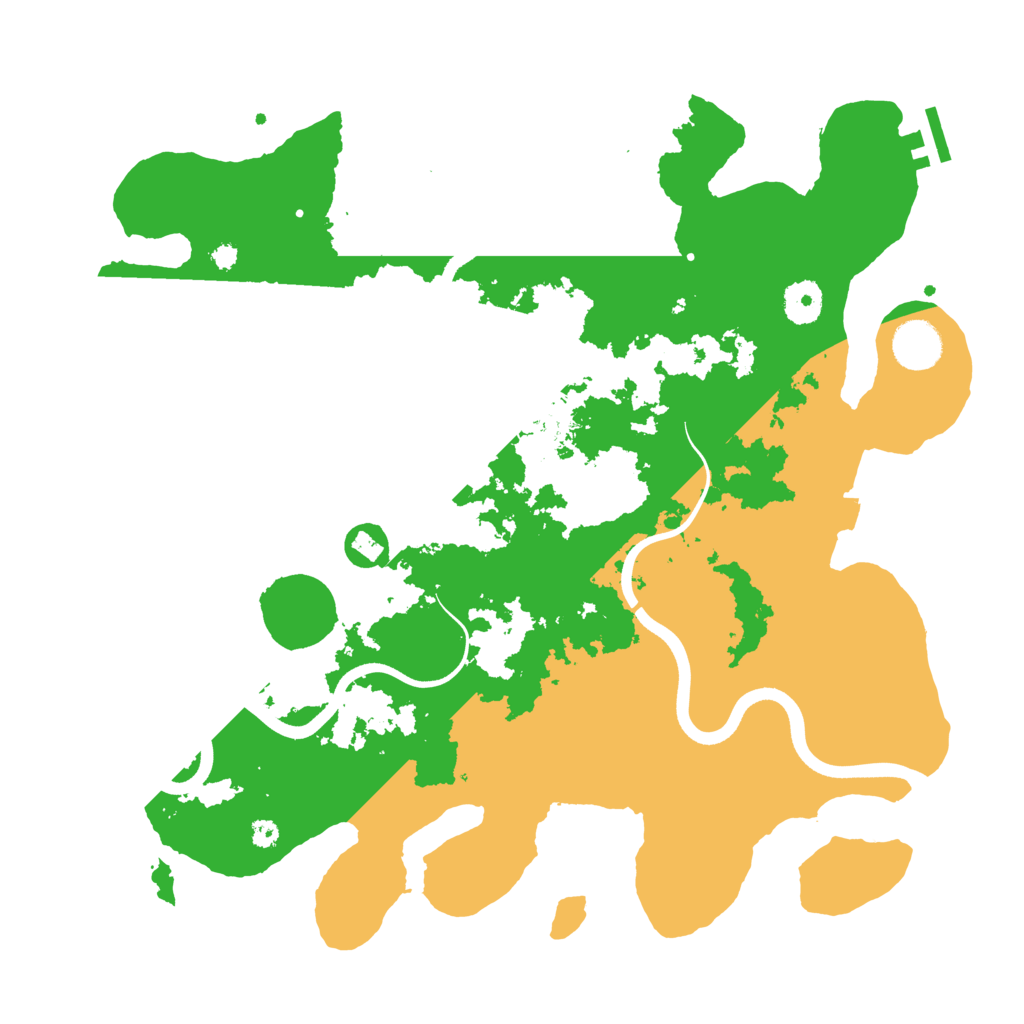 Biome Rust Map: Procedural Map, Size: 3700, Seed: 720119406