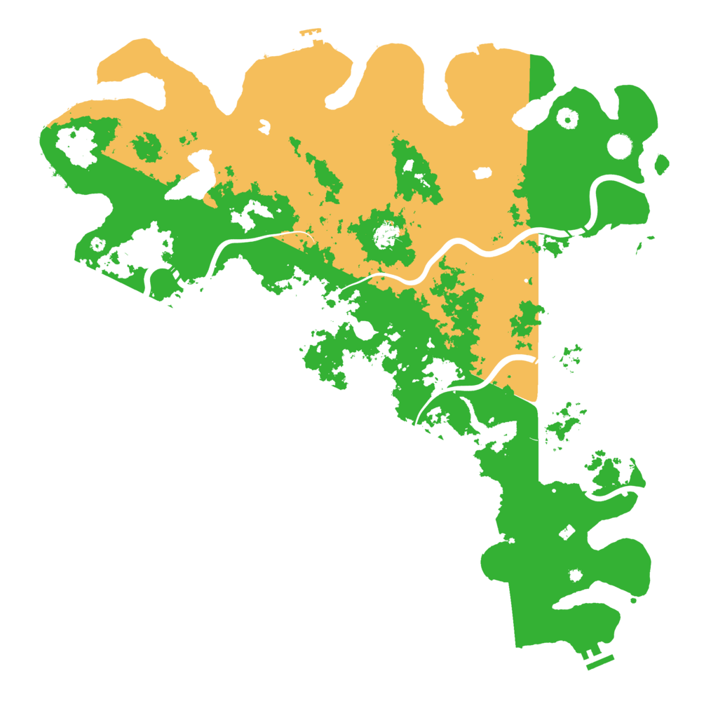 Biome Rust Map: Procedural Map, Size: 5050, Seed: 59173