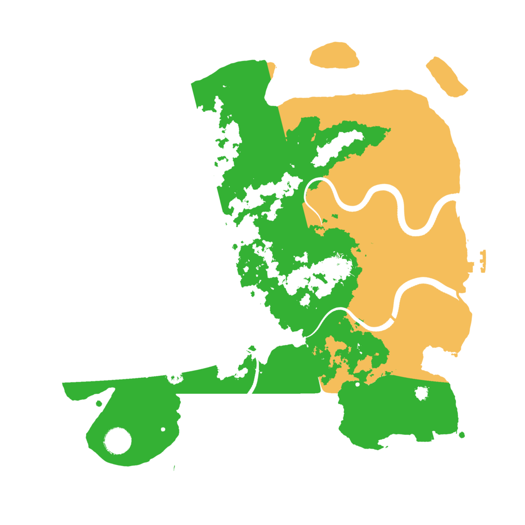 Biome Rust Map: Procedural Map, Size: 3500, Seed: 101844993