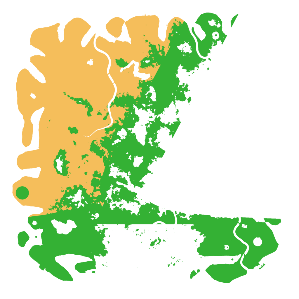 Biome Rust Map: Procedural Map, Size: 6000, Seed: 1139549442