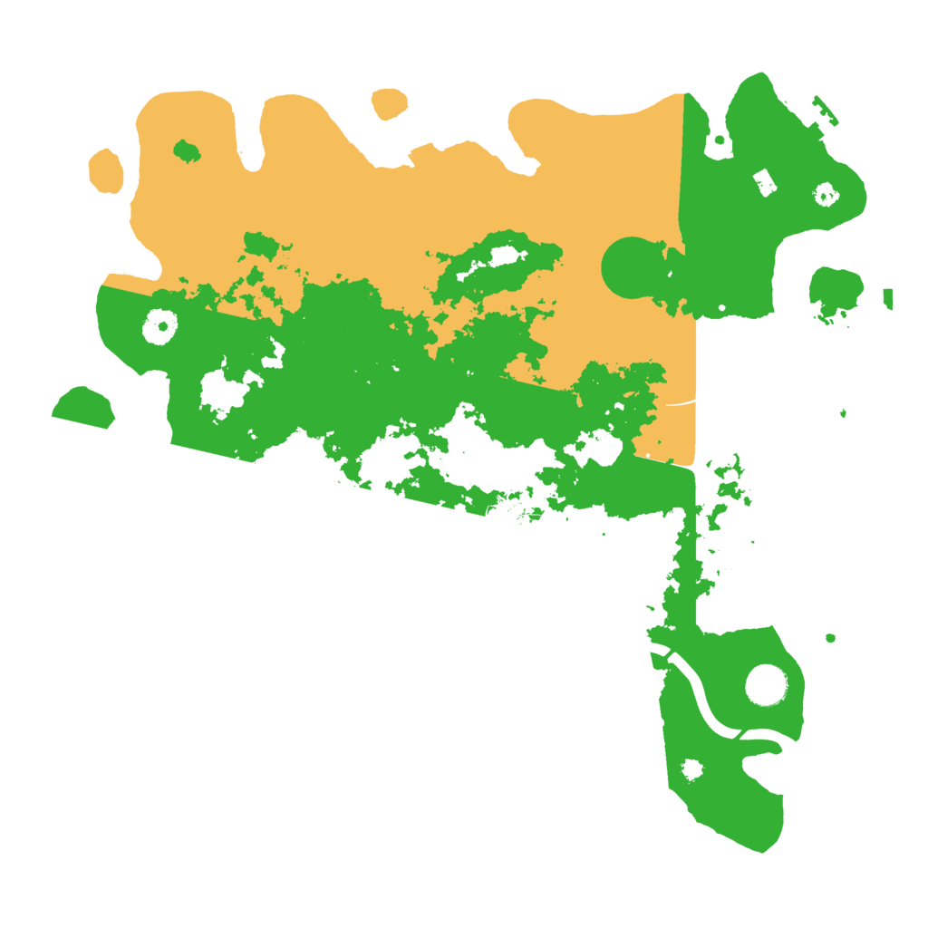 Biome Rust Map: Procedural Map, Size: 3950, Seed: 1280200972