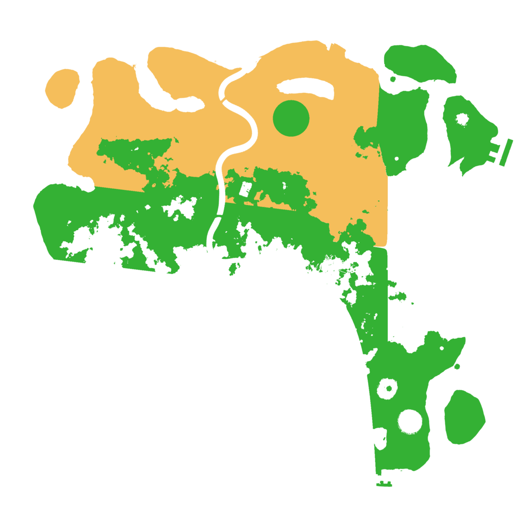 Biome Rust Map: Procedural Map, Size: 3750, Seed: 695054544