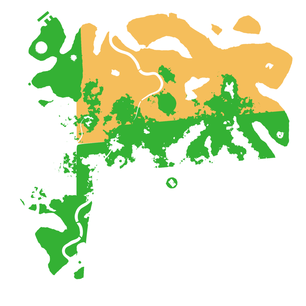 Biome Rust Map: Procedural Map, Size: 4500, Seed: 377298669