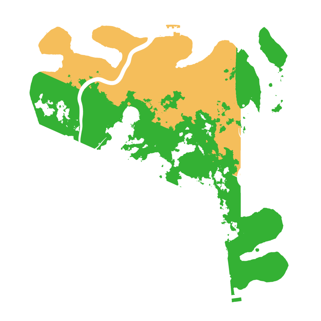 Biome Rust Map: Procedural Map, Size: 3500, Seed: 2086701982