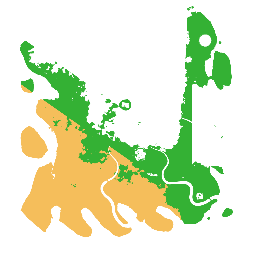 Biome Rust Map: Procedural Map, Size: 3700, Seed: 1155153760