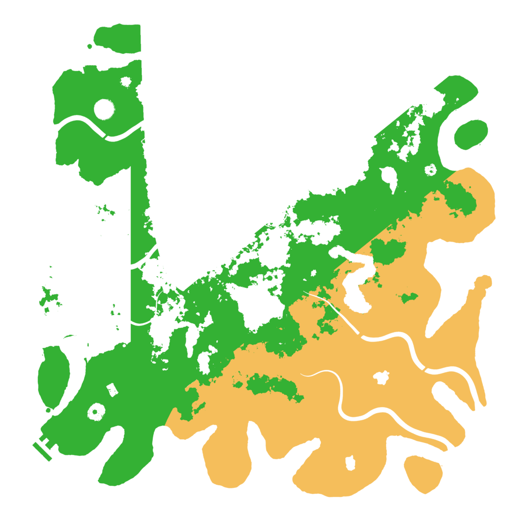 Biome Rust Map: Procedural Map, Size: 4500, Seed: 813338150