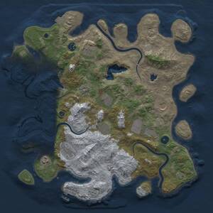Thumbnail Rust Map: Procedural Map, Size: 4000, Seed: 740547844, 15 Monuments
