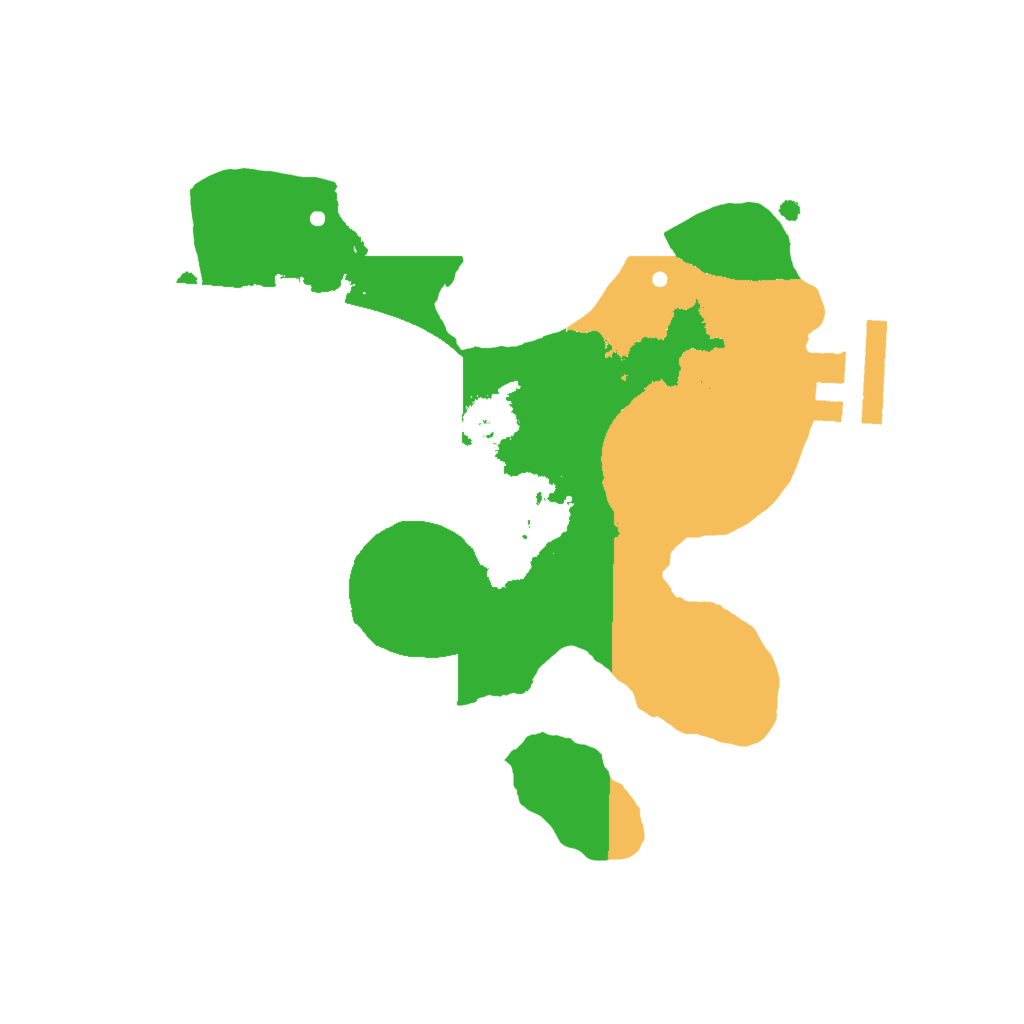 Biome Rust Map: Procedural Map, Size: 2000, Seed: 1605279