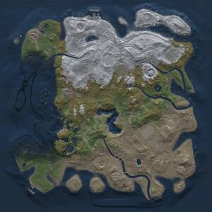 Thumbnail Rust Map: Procedural Map, Size: 4250, Seed: 114711839, 17 Monuments