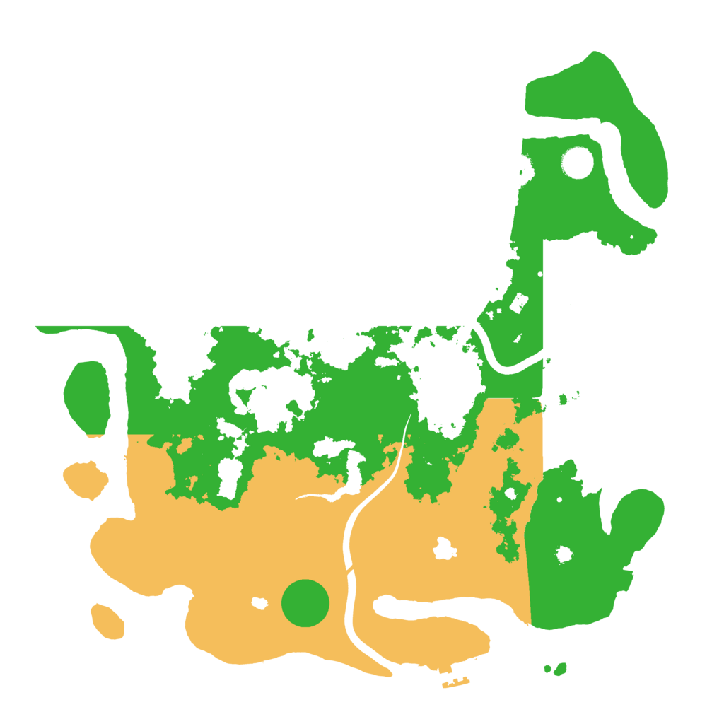 Biome Rust Map: Procedural Map, Size: 4000, Seed: 1614138674