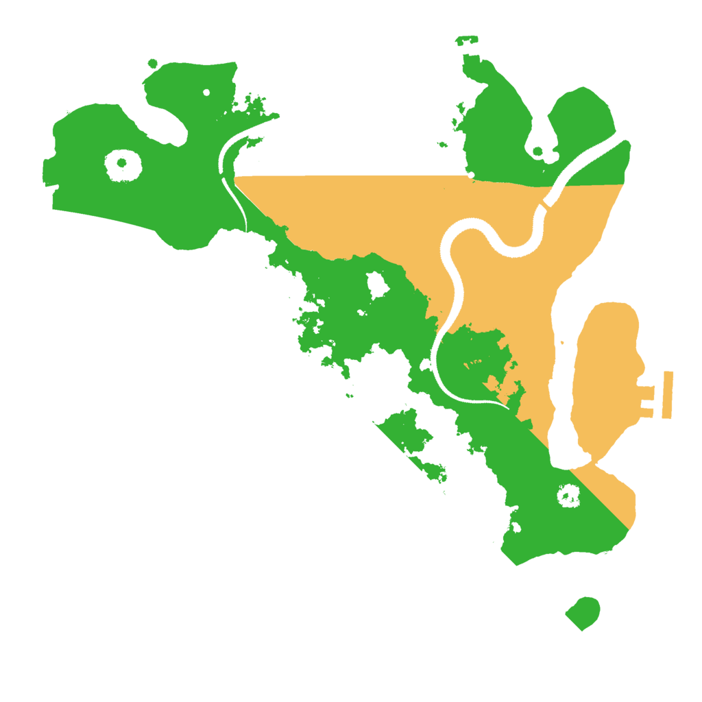 Biome Rust Map: Procedural Map, Size: 3000, Seed: 1962154470