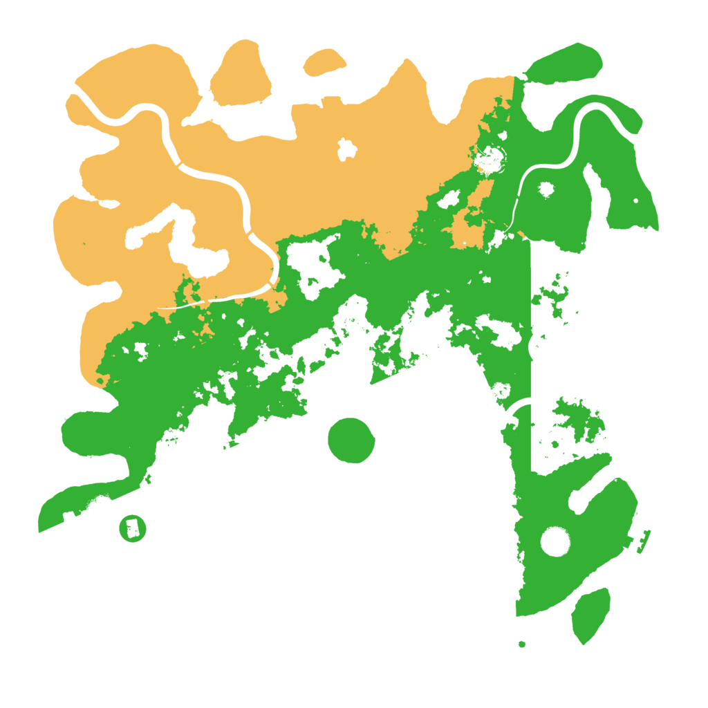 Biome Rust Map: Procedural Map, Size: 4250, Seed: 1196440214