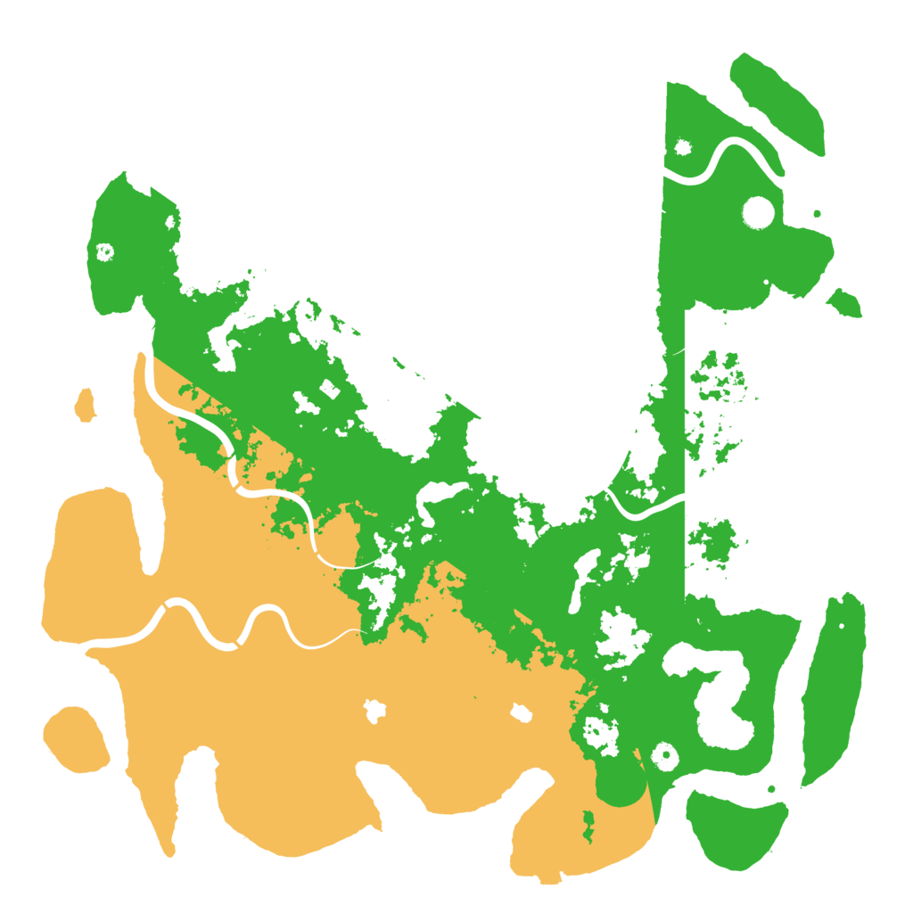 Biome Rust Map: Procedural Map, Size: 5000, Seed: 24315854