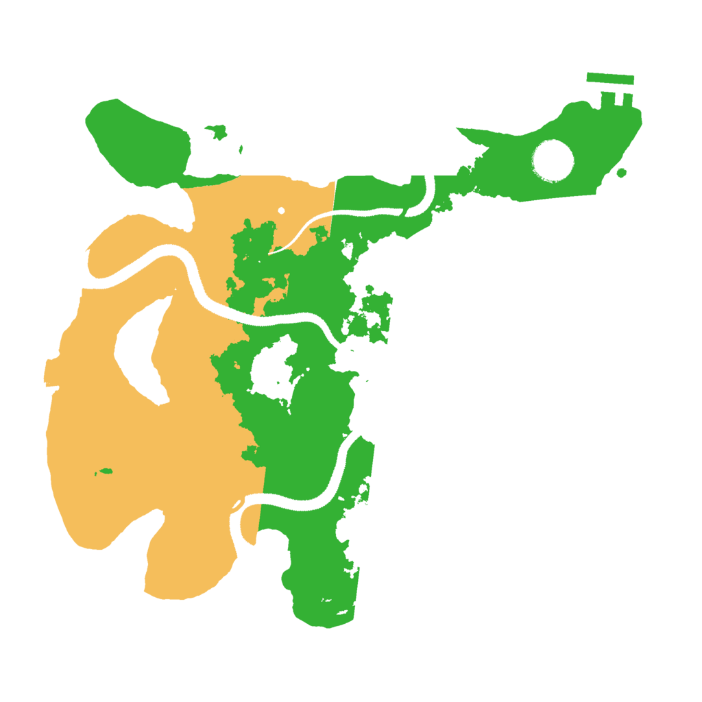 Biome Rust Map: Procedural Map, Size: 3000, Seed: 1511034152