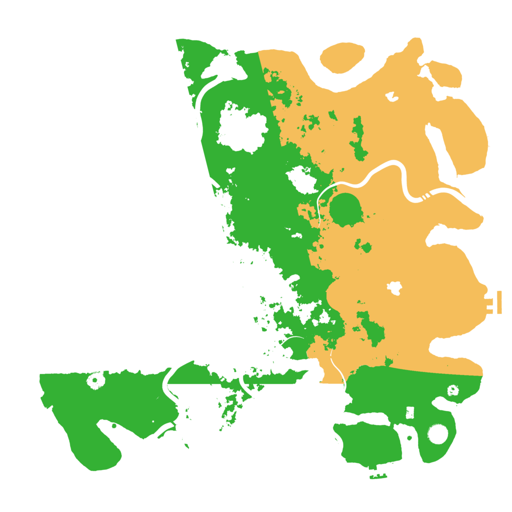 Biome Rust Map: Procedural Map, Size: 4500, Seed: 1312216794