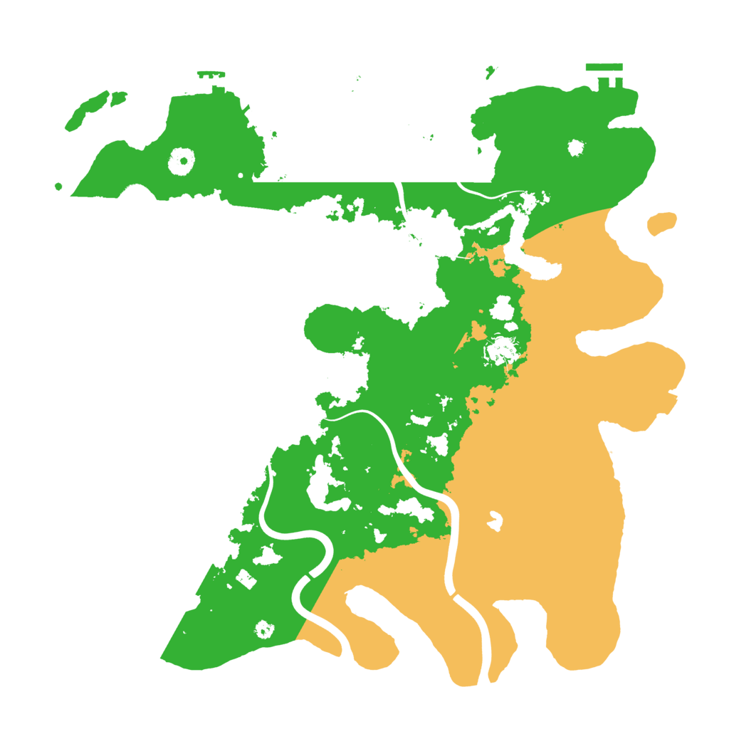 Biome Rust Map: Procedural Map, Size: 4000, Seed: 80604228