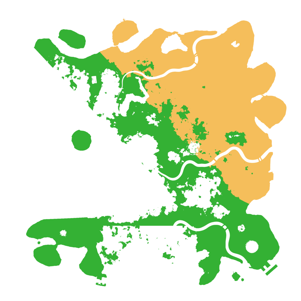 Biome Rust Map: Procedural Map, Size: 4250, Seed: 1237278878