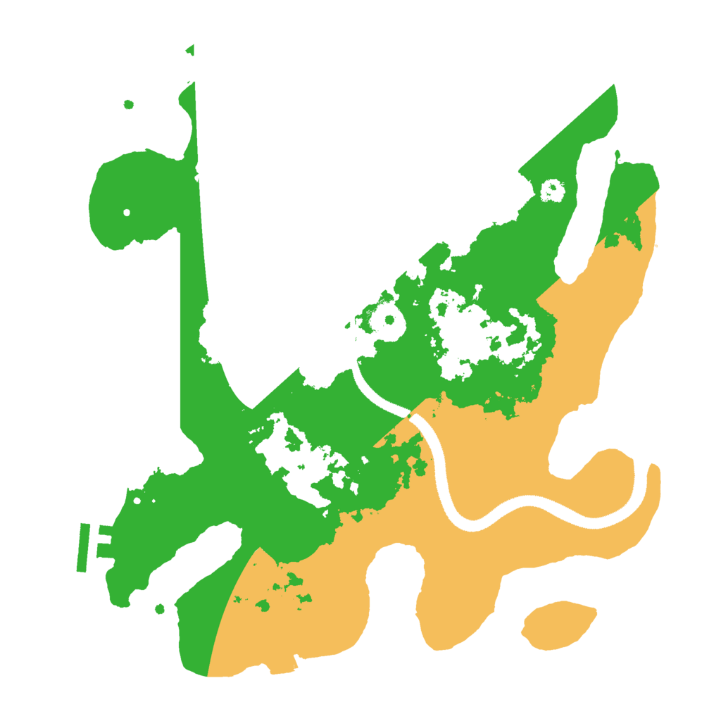 Biome Rust Map: Procedural Map, Size: 3000, Seed: 360379955