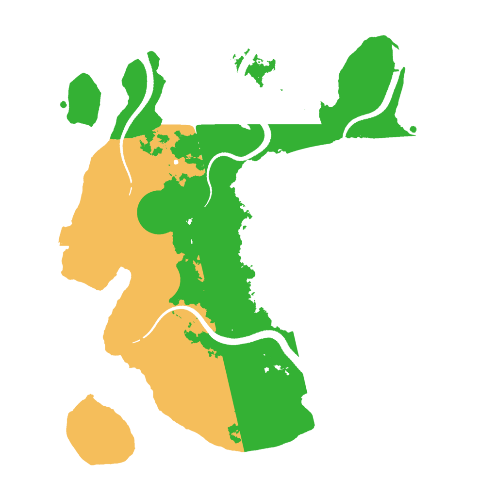 Biome Rust Map: Procedural Map, Size: 3000, Seed: 1067582456