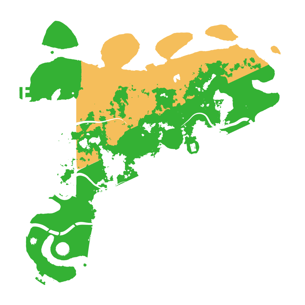 Biome Rust Map: Procedural Map, Size: 4000, Seed: 8380174