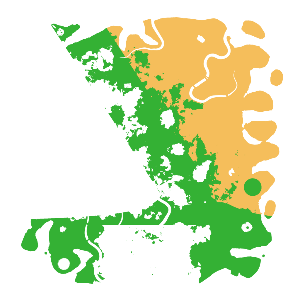 Biome Rust Map: Procedural Map, Size: 4500, Seed: 3105626