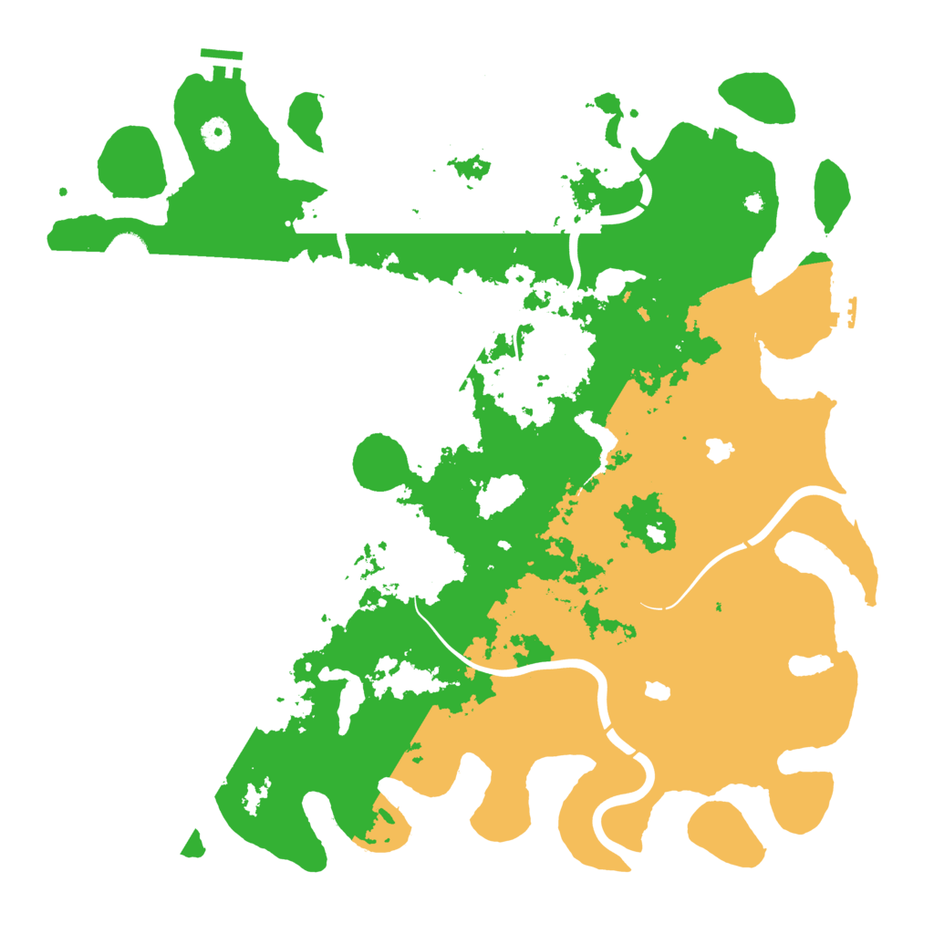 Biome Rust Map: Procedural Map, Size: 4500, Seed: 798041785