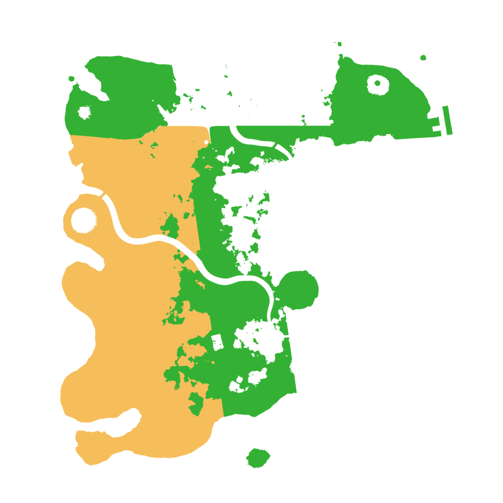 Biome Rust Map: Procedural Map, Size: 3500, Seed: 983606