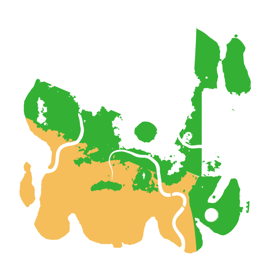 Biome Rust Map: Procedural Map, Size: 3500, Seed: 817069284