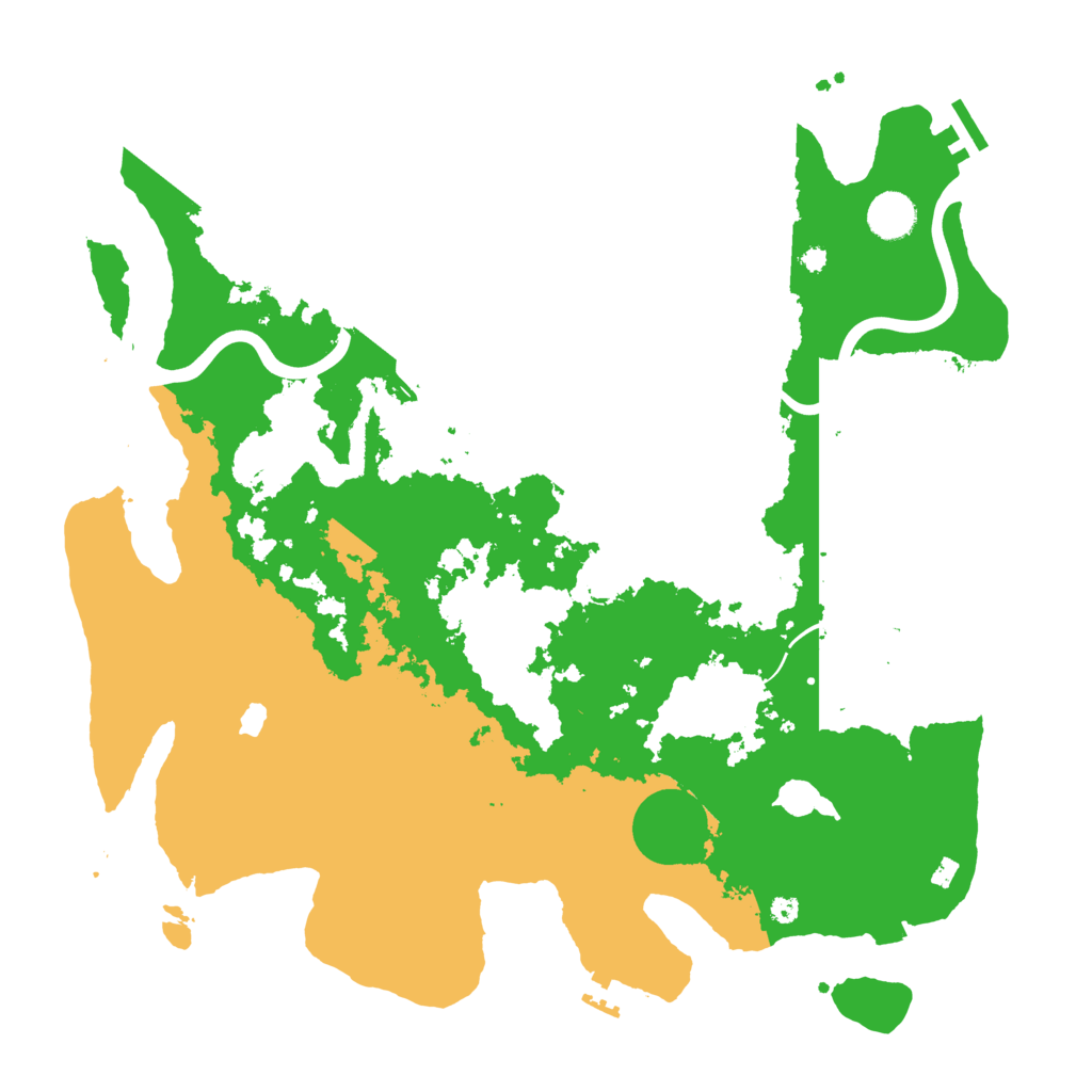Biome Rust Map: Procedural Map, Size: 4000, Seed: 42821313