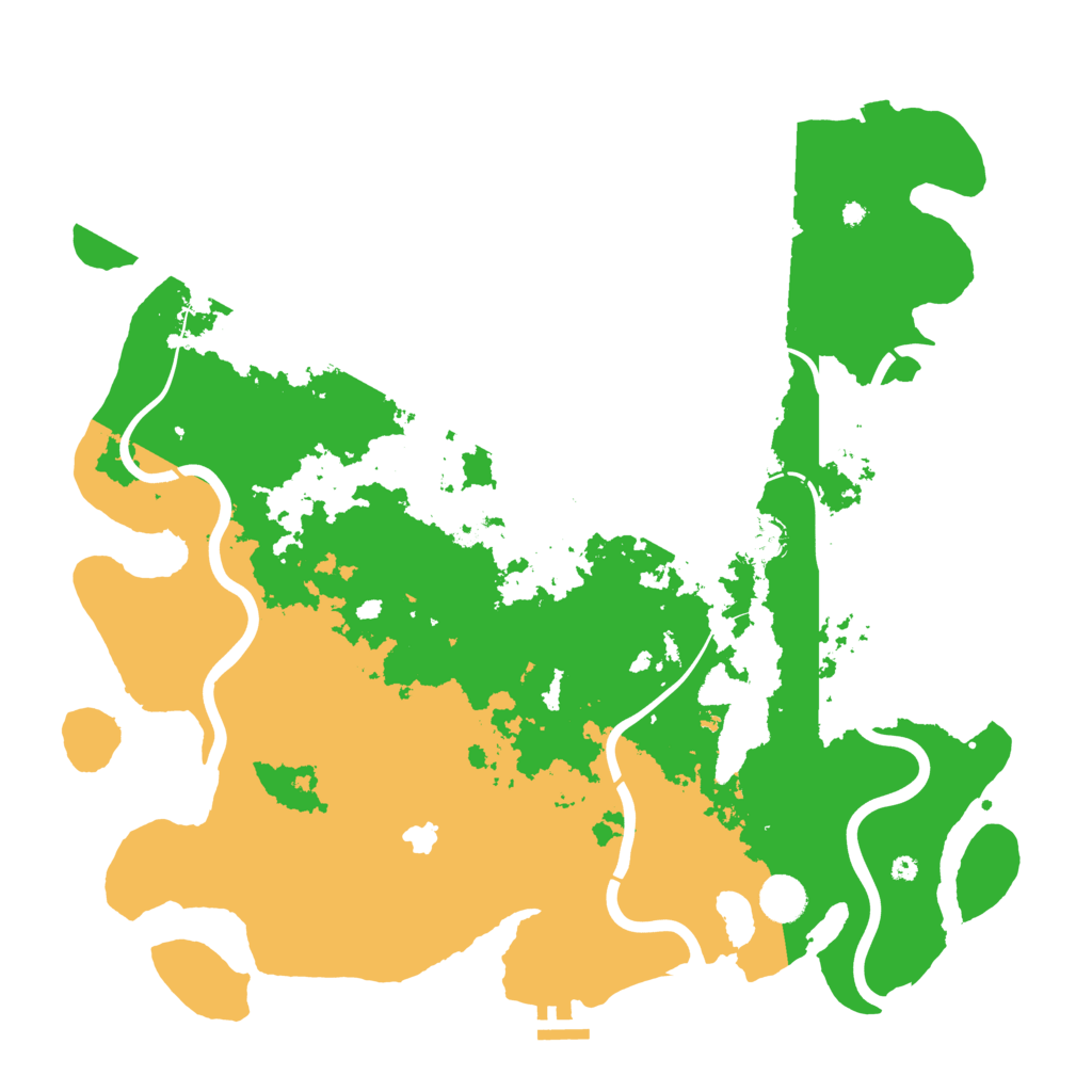 Biome Rust Map: Procedural Map, Size: 4250, Seed: 1889357716