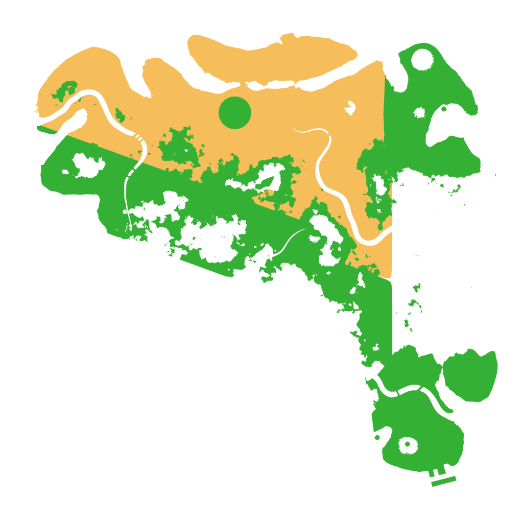 Biome Rust Map: Procedural Map, Size: 4250, Seed: 819959074