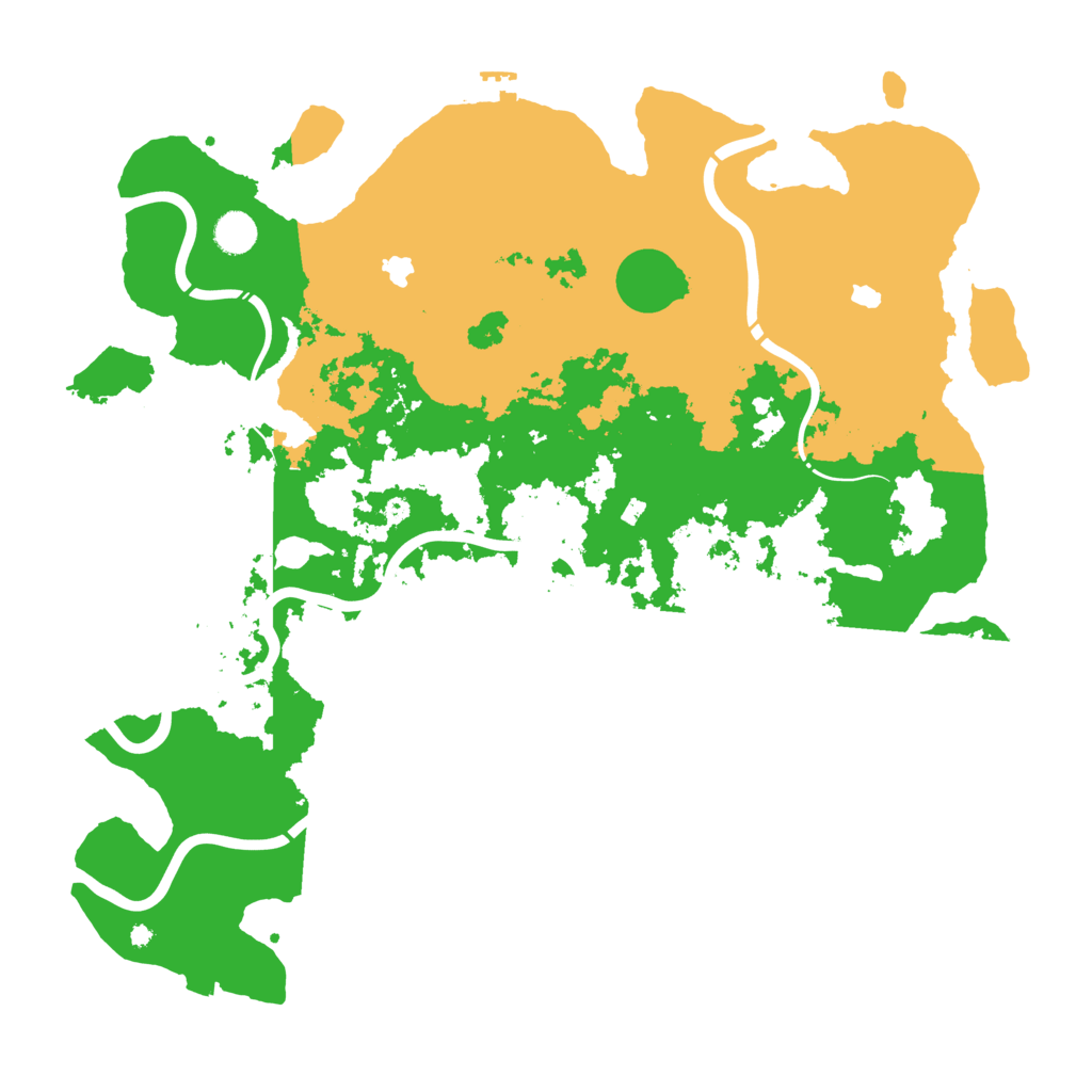 Biome Rust Map: Procedural Map, Size: 4500, Seed: 1928841247