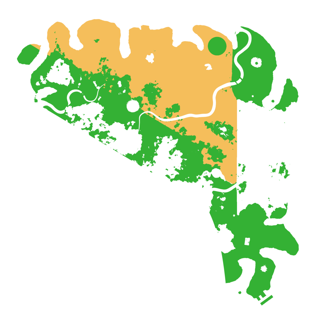 Biome Rust Map: Procedural Map, Size: 4500, Seed: 319174728