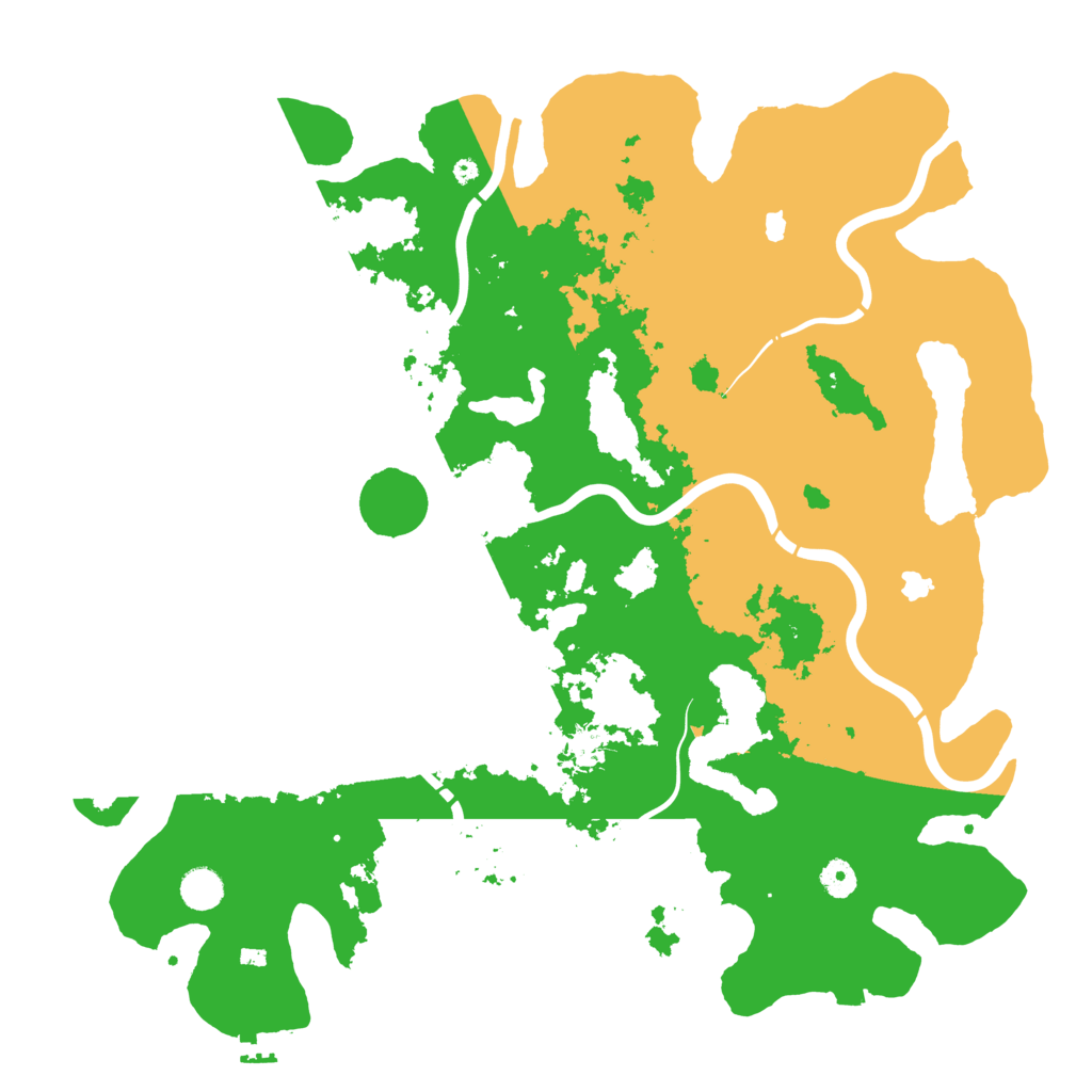 Biome Rust Map: Procedural Map, Size: 4500, Seed: 329297011